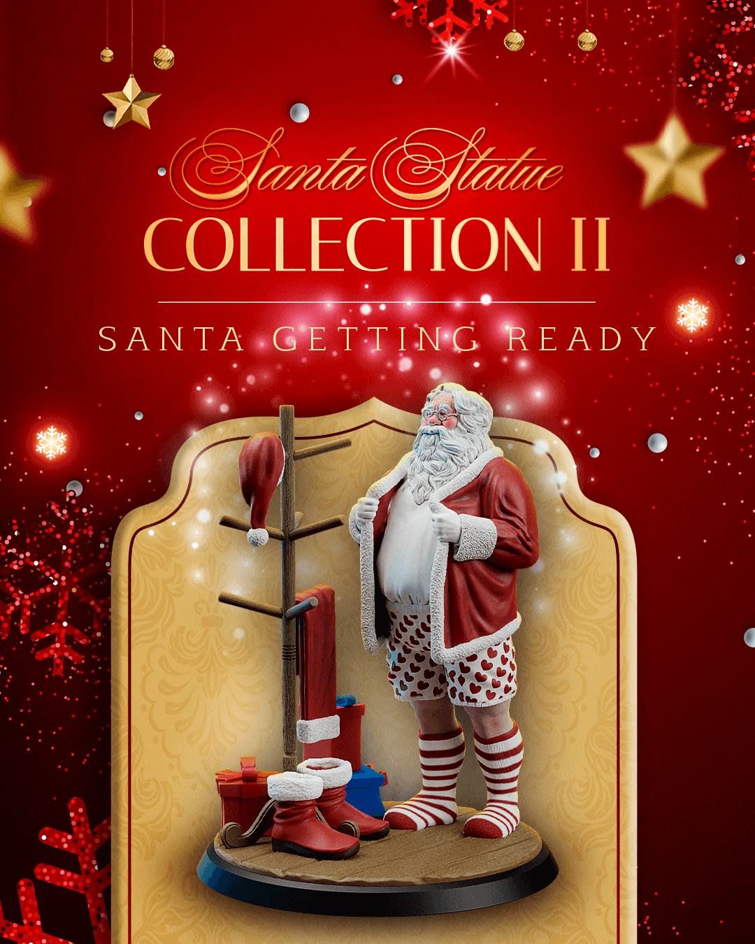 Santa Statue Collection II - Getting Ready