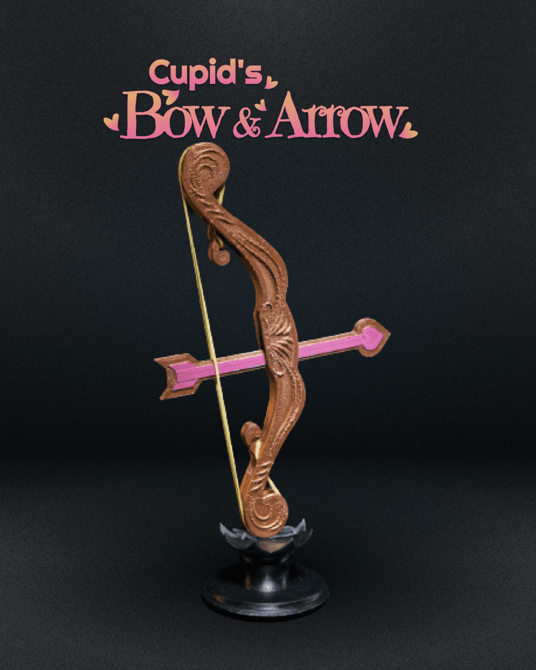 Cupid's Bow & Arrow