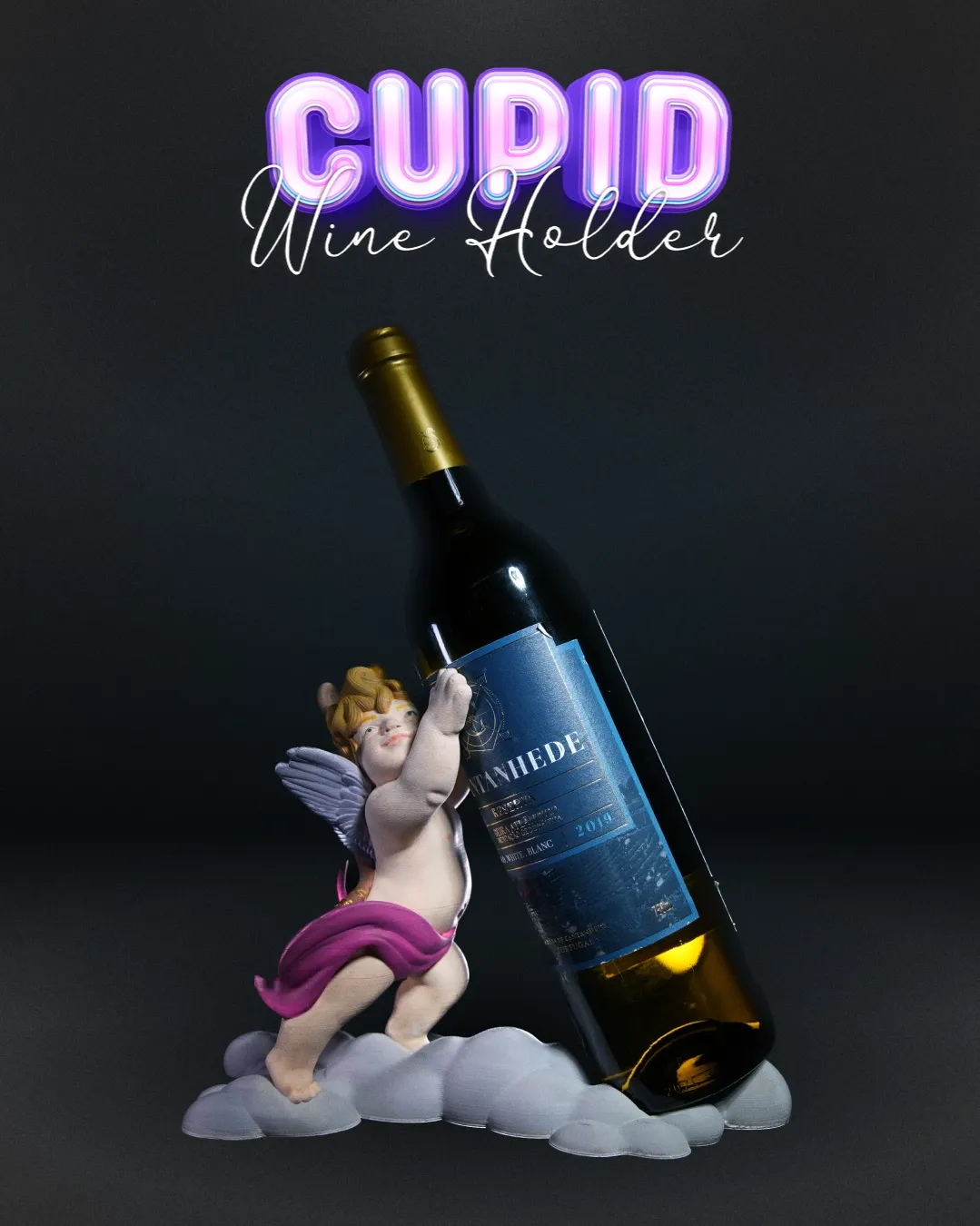 Cupid Wine Holder