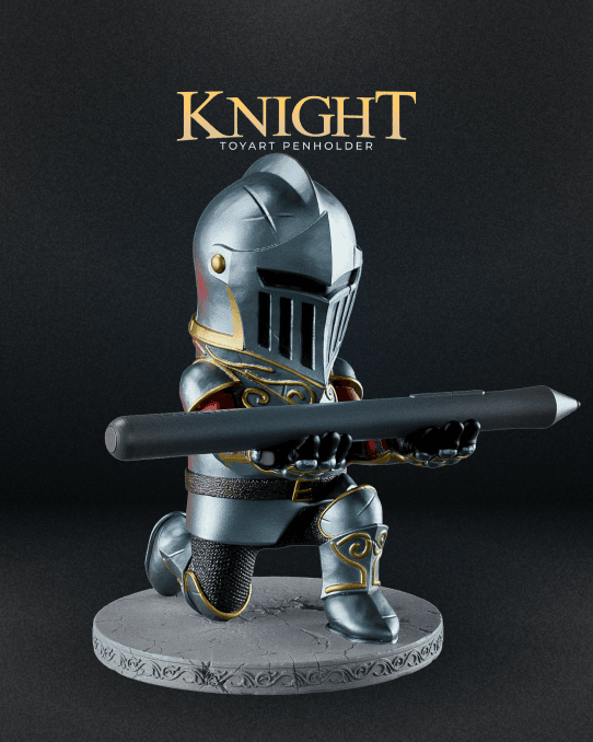 Knight Pen Holder