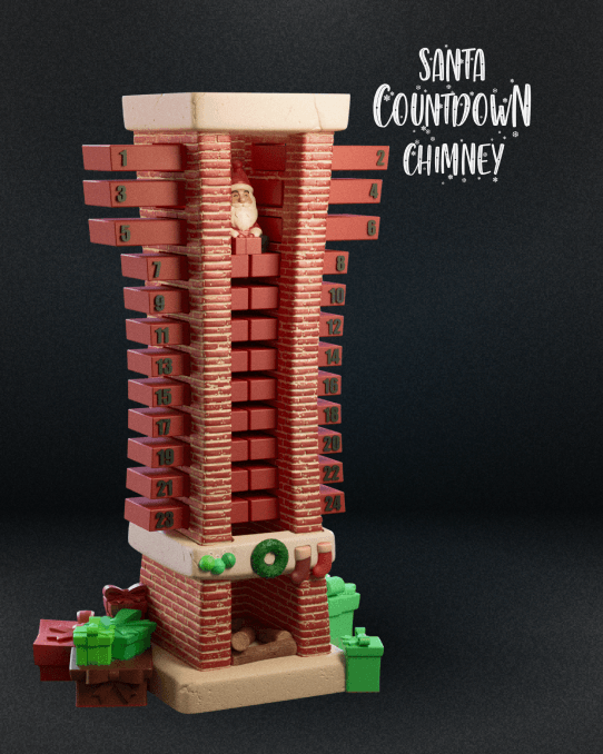 Santa Countdown Chimney