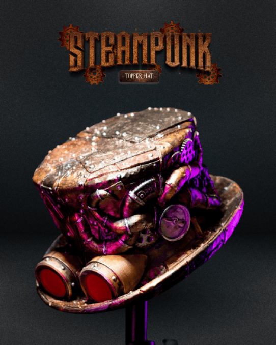 Steampunk Topper Hat