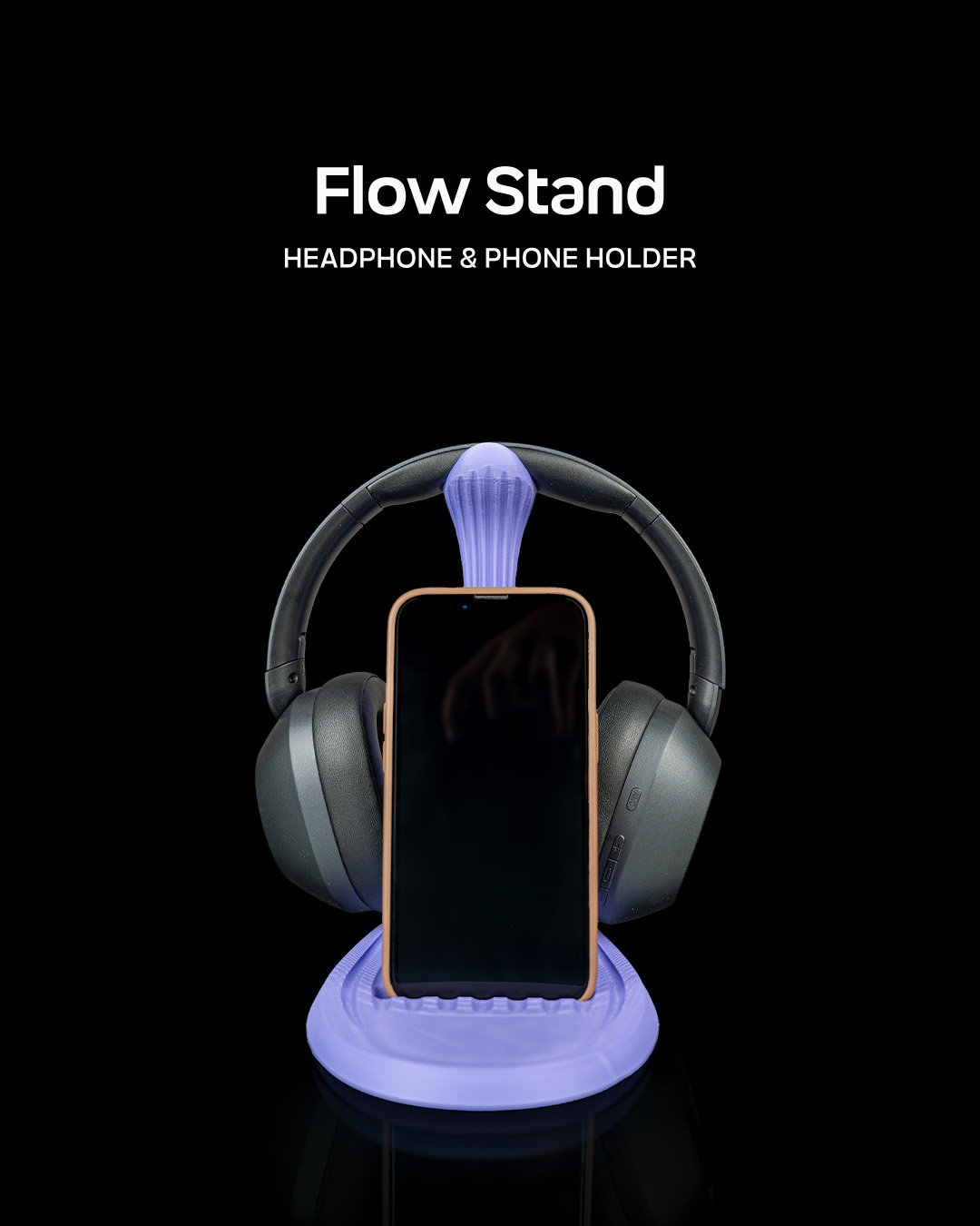 Flow Stand - Headphone & Phone Holder