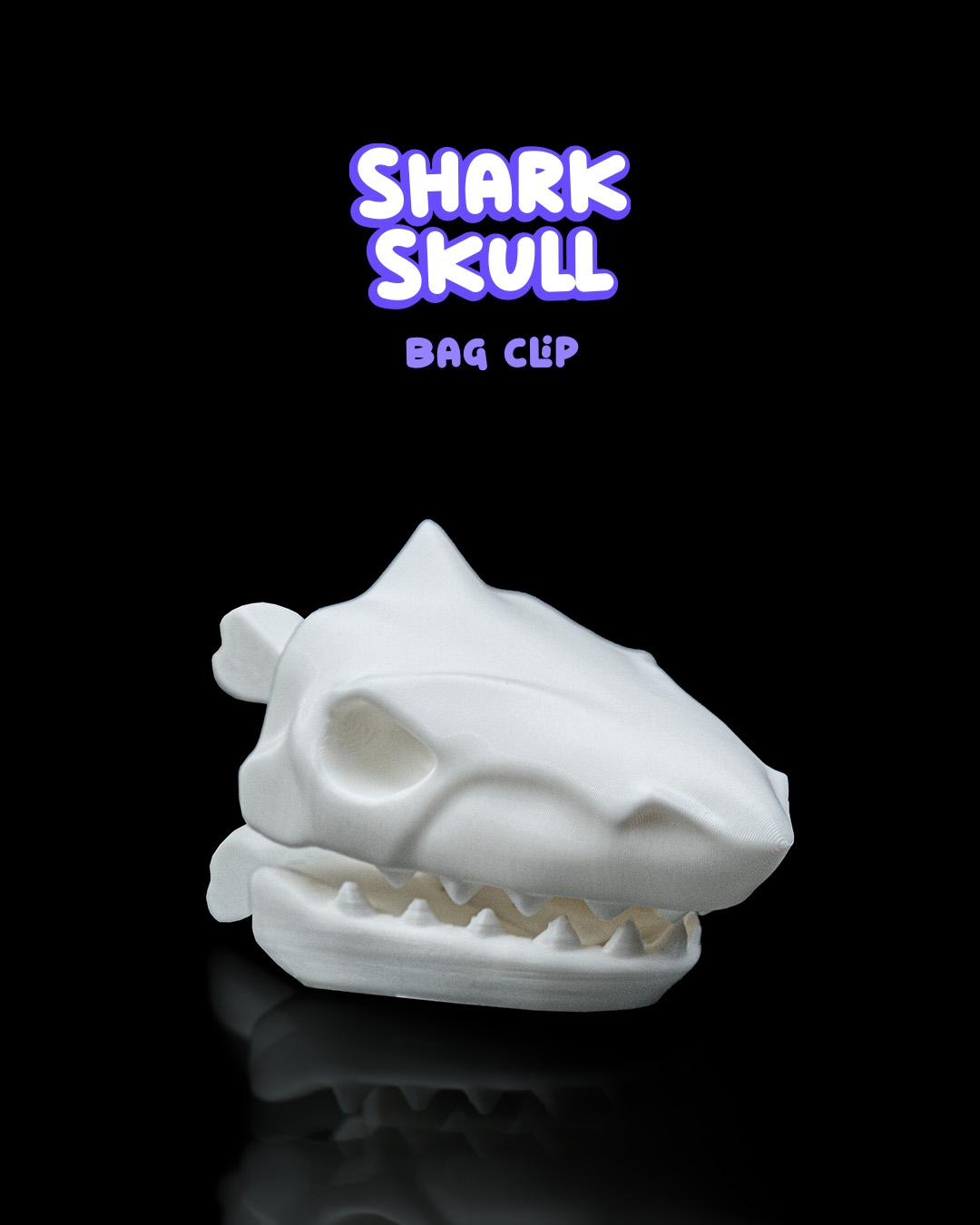 Shark Skull Bag Clip