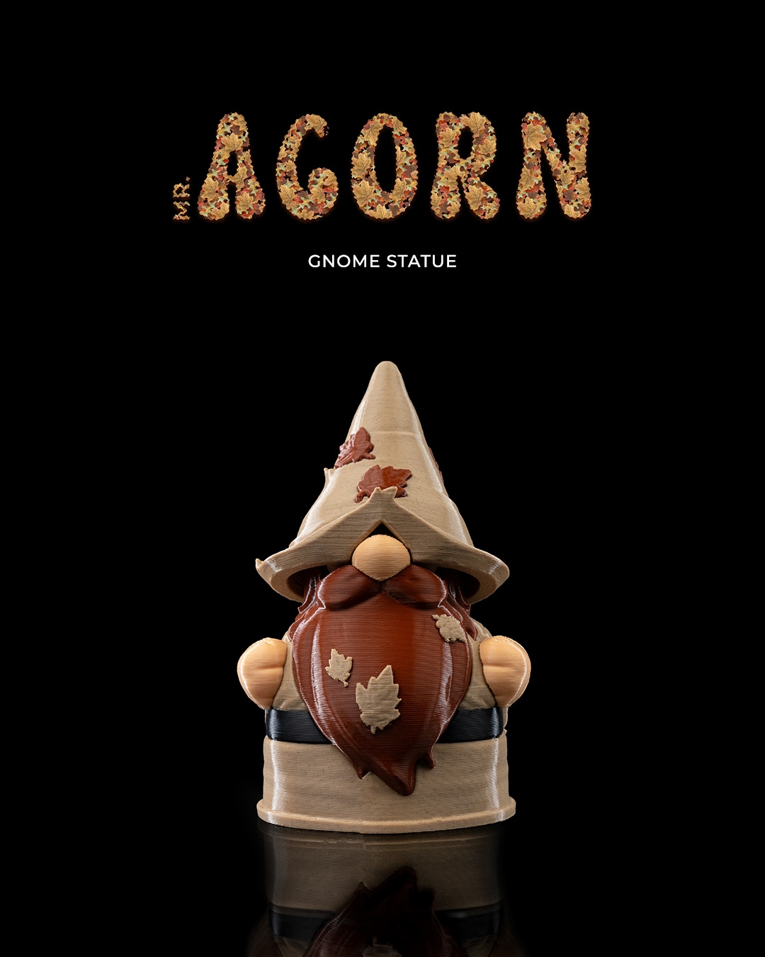 Mr. Acorn Gnome Statue