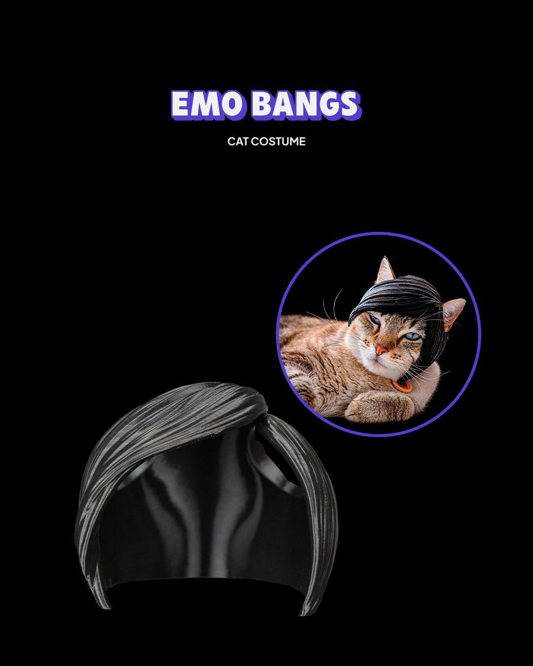 Emo Bangs - Cat Costume