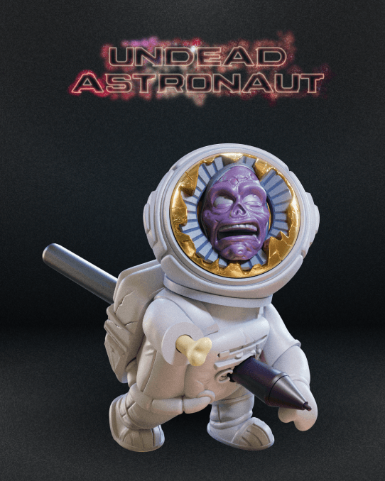 Undead Astronaut - Pen Holder