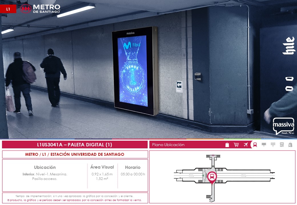 CL - Santiago - Est. Central - Est. Universidad De Santiago - Pasillo Acceso - Estación Central