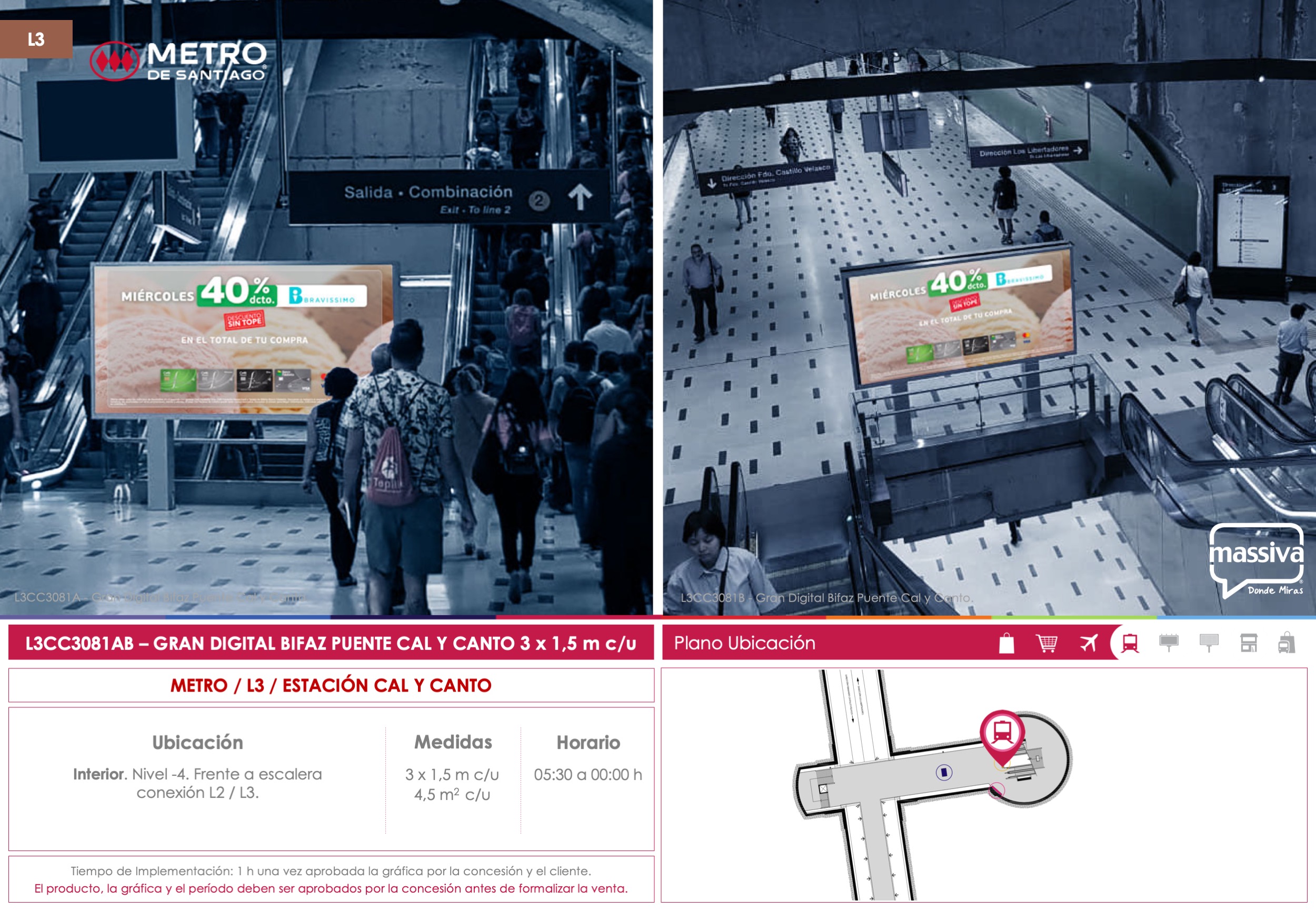 CL - Santiago - Est. Cal Y Canto - C - Santiago