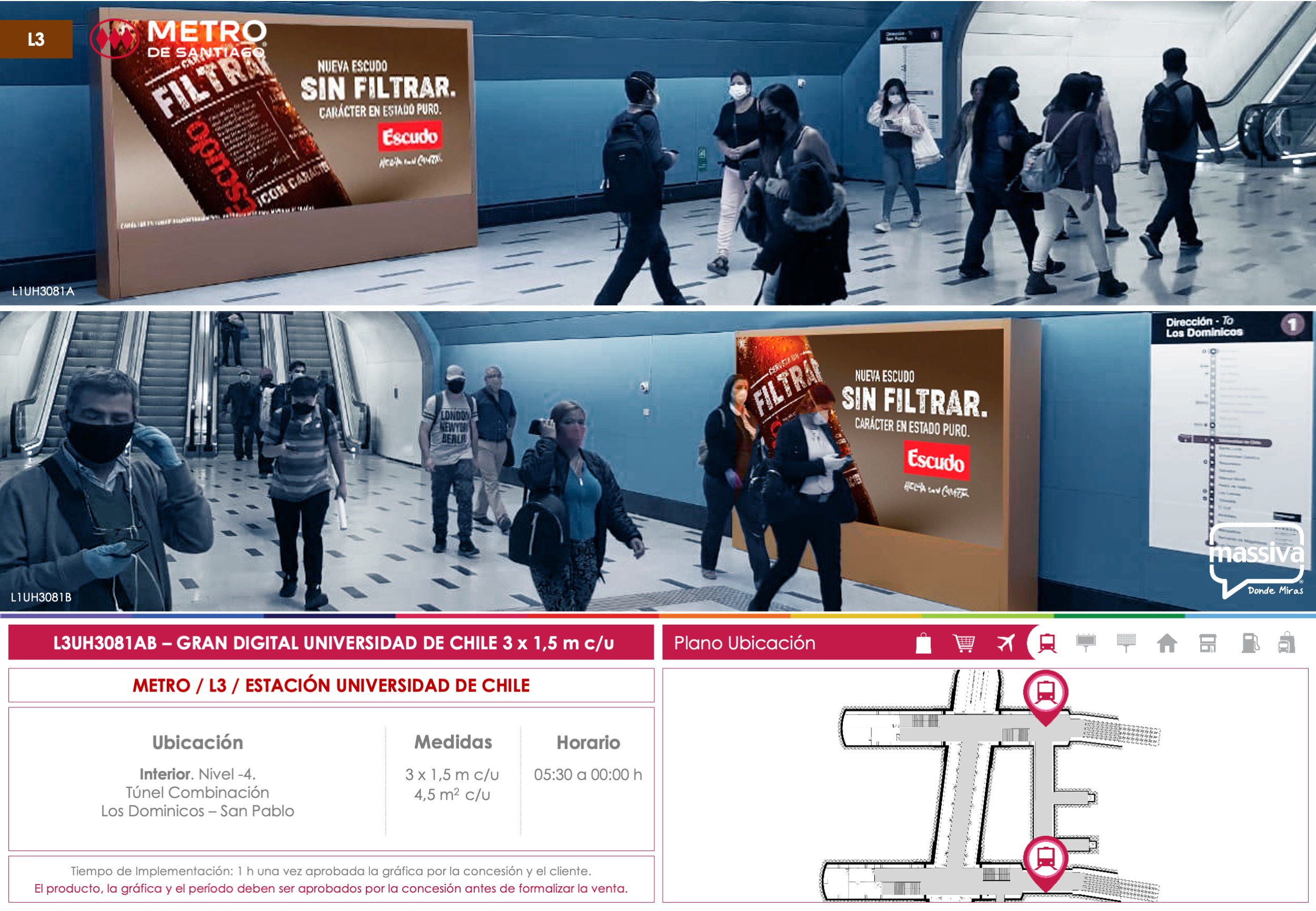 CL - Santiago - Est. Universidad De Chile - B - Santiago