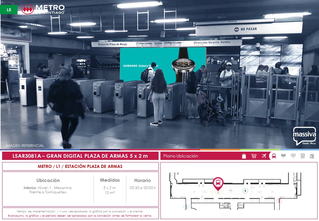 CL - Santiago - Estacion Plaza De Armas - E - Santiago