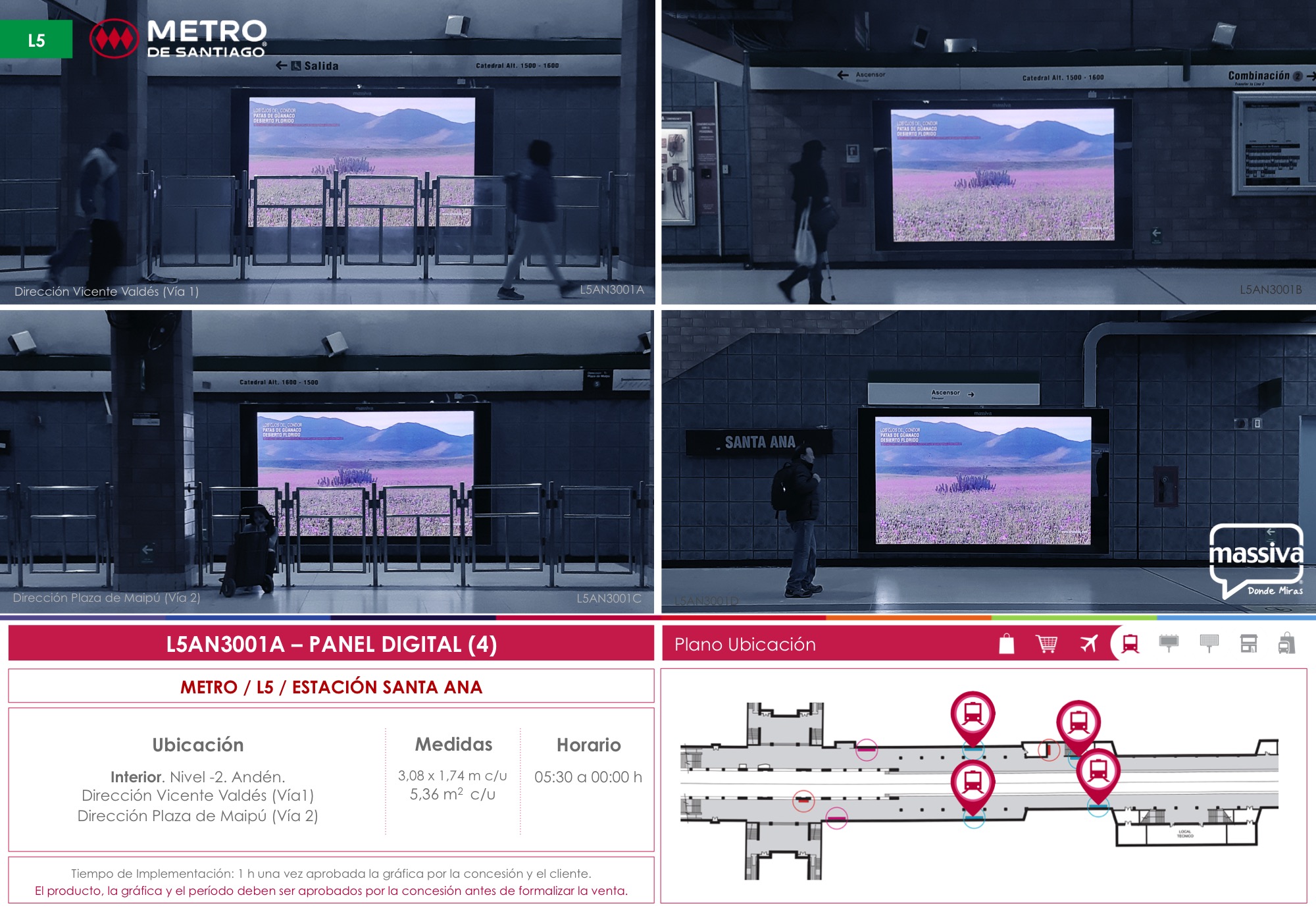 CL - Santiago - Estacion Santa Ana - A - Santiago