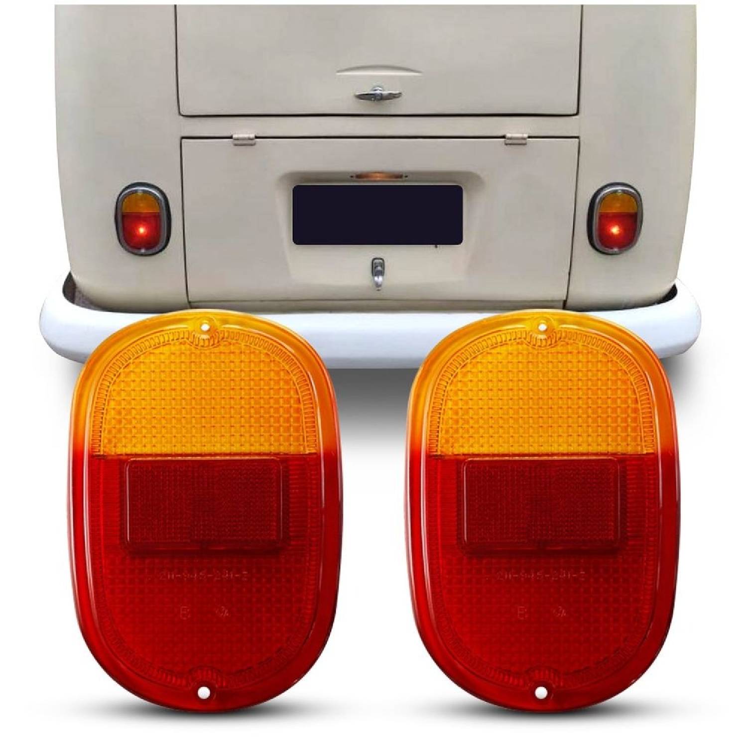 VW　BUS　タイプ2　レイトバス　テールライト　セット Pair Volkswagen VW Bus Tail Light Assembly Type 2 Bus T2