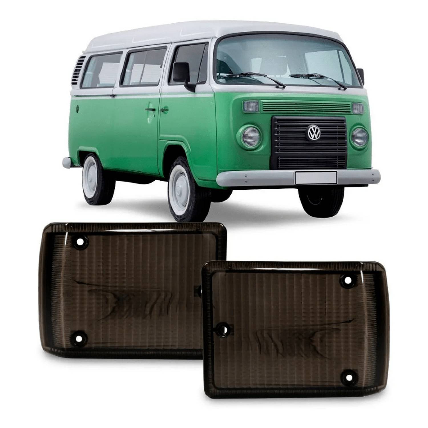 VW T-2 トラバス VW T2 Transporter BUS Bay PAIR FRONT TURN SIGNAL LIGHT