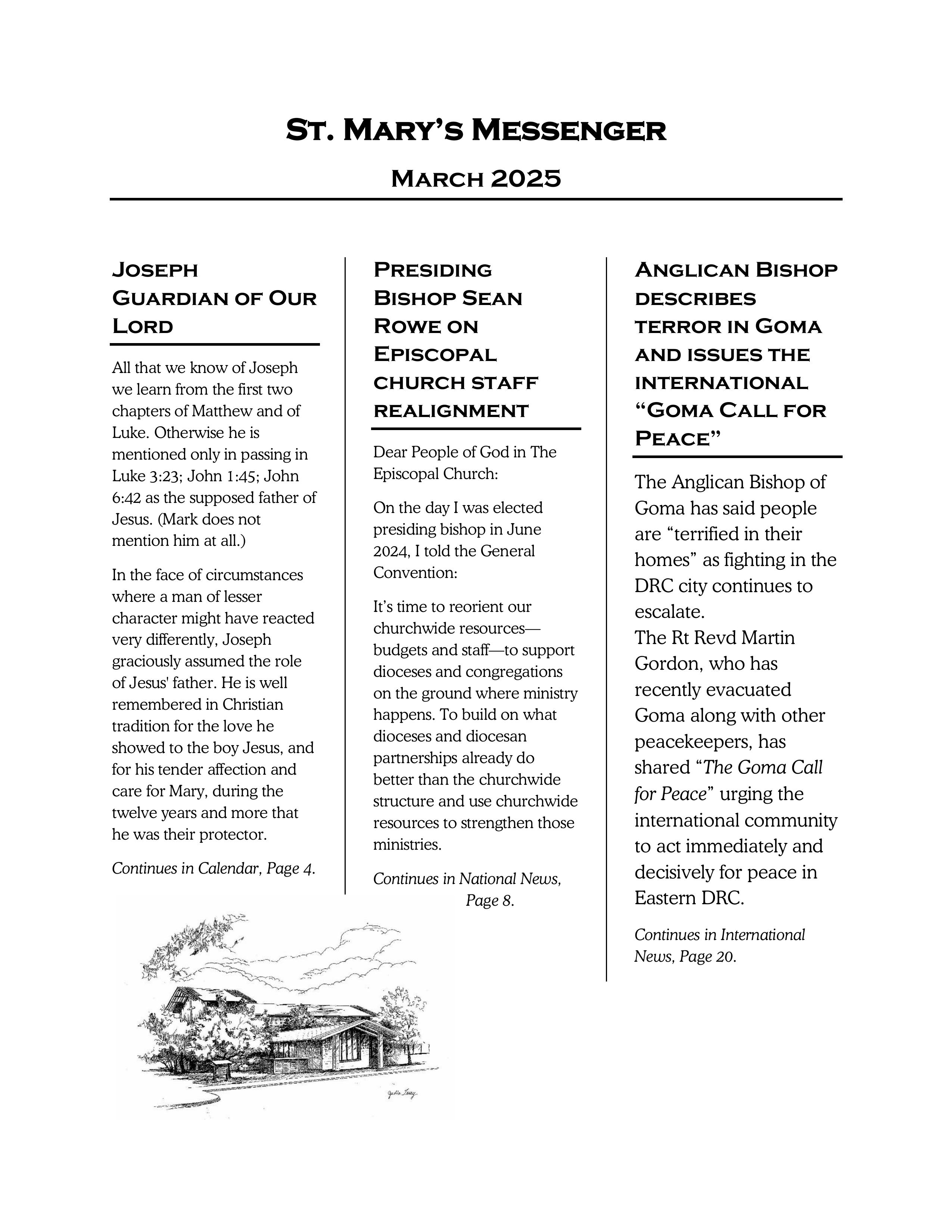 March 2025 Newsletter