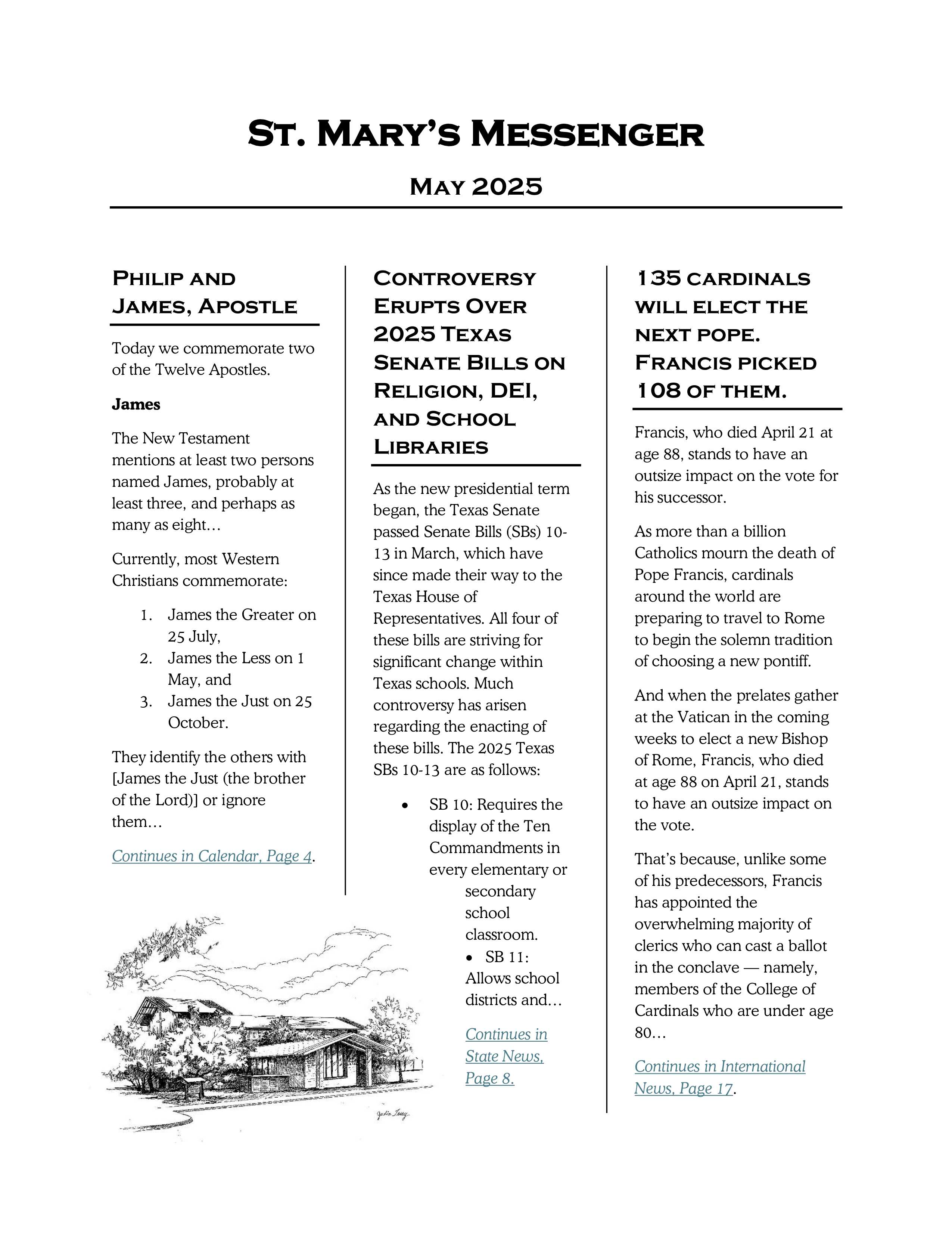 May 2025 Newsletter