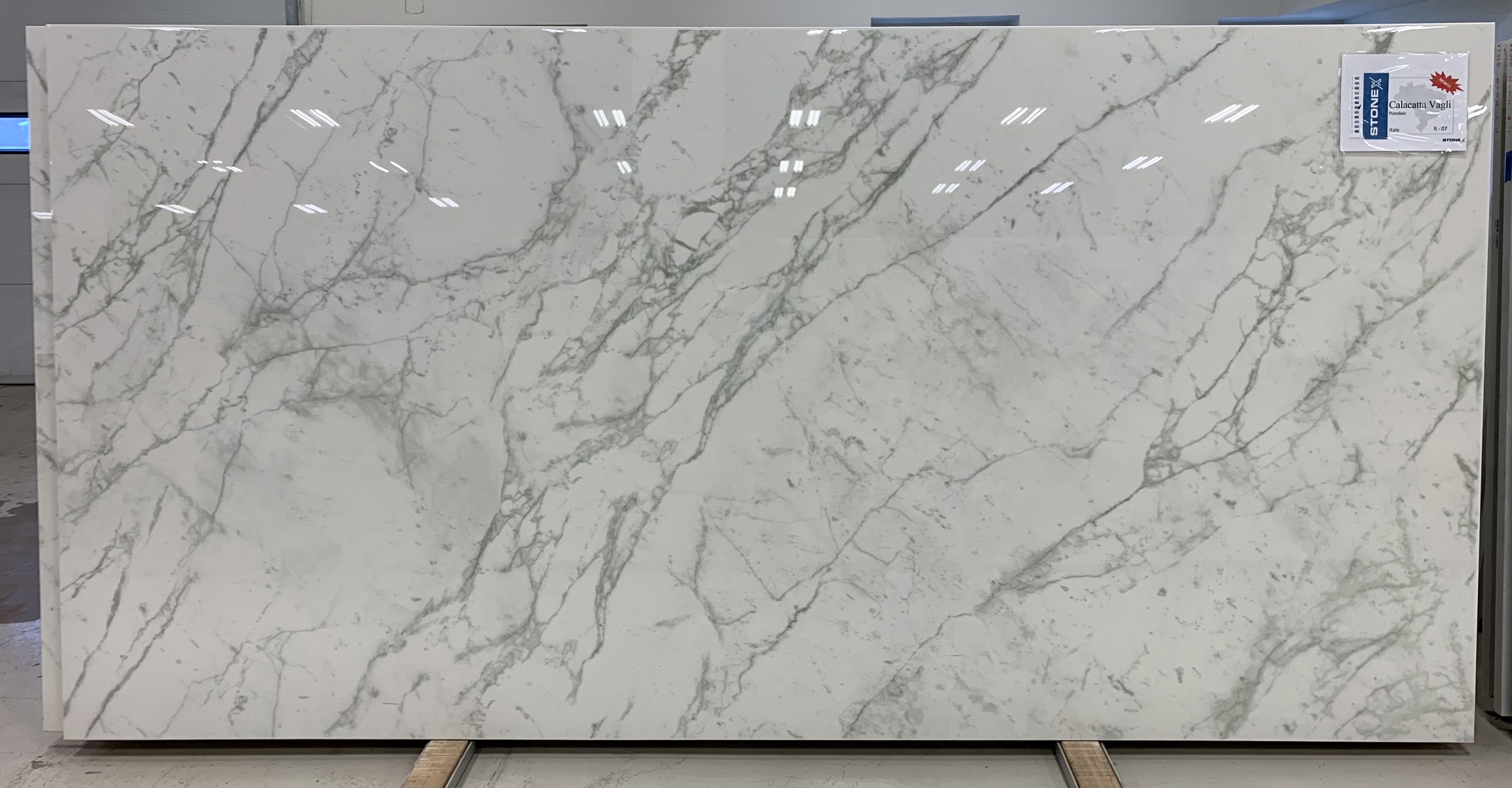 Calacatta Vagli Polished 2cm – Porcelain - Porcelain Stone Slab