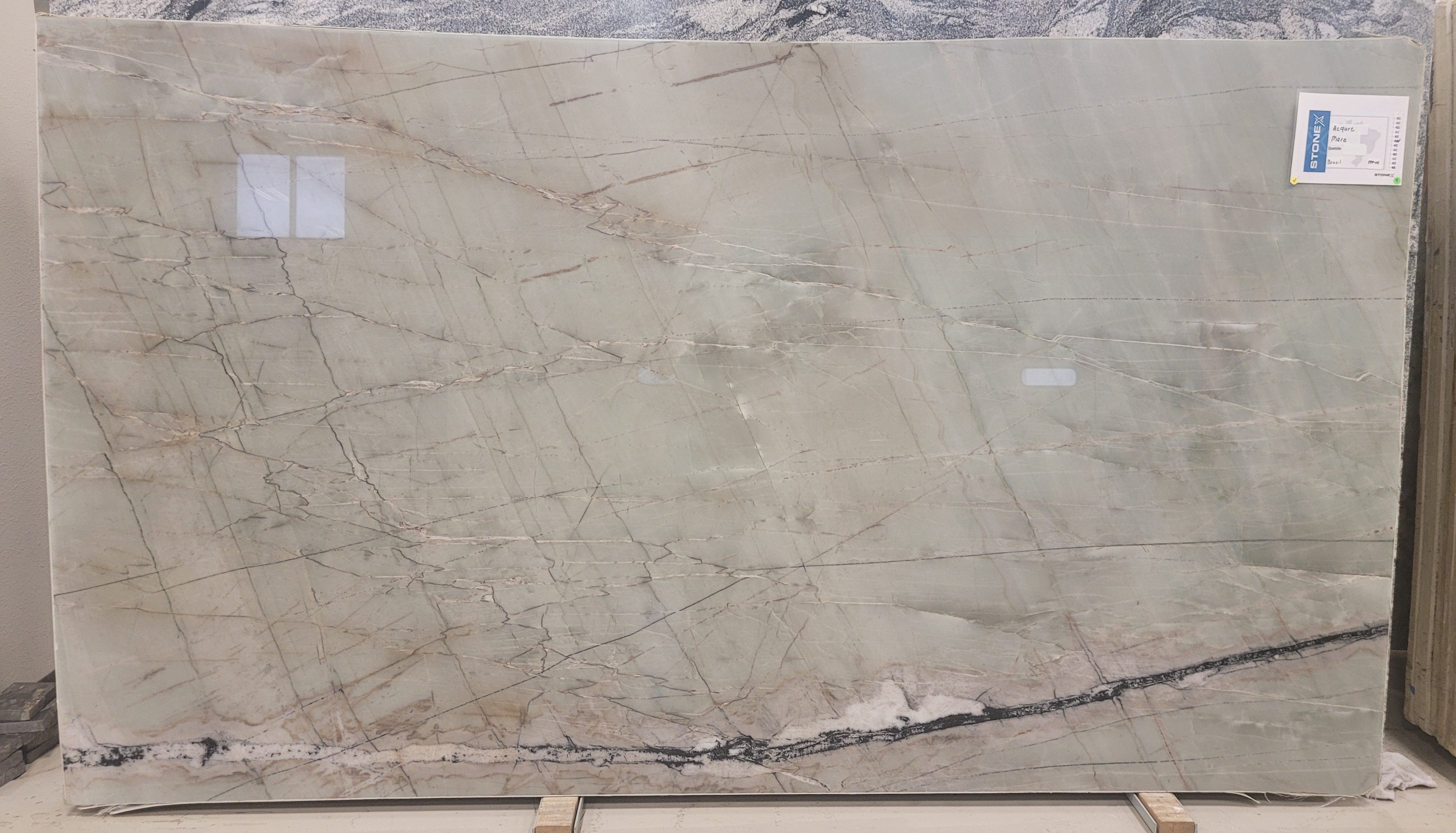 Acqure Mare Polished 3cm – Quartzite - Quartzite Stone Slab