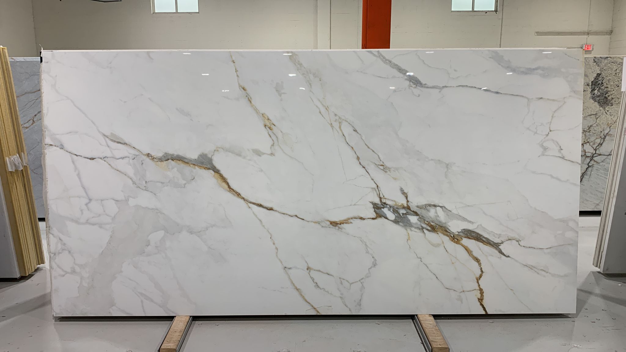 Apollo White Polished 1.2cm – Porcelain - Porcelain Stone Slab