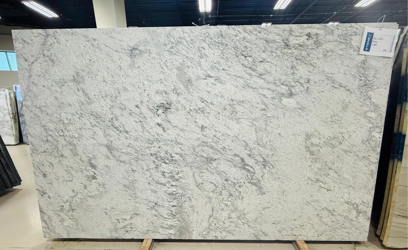 Aspen White Premium Dual (Polished + Leathered) 3cm – Granite - Granite Stone Slab
