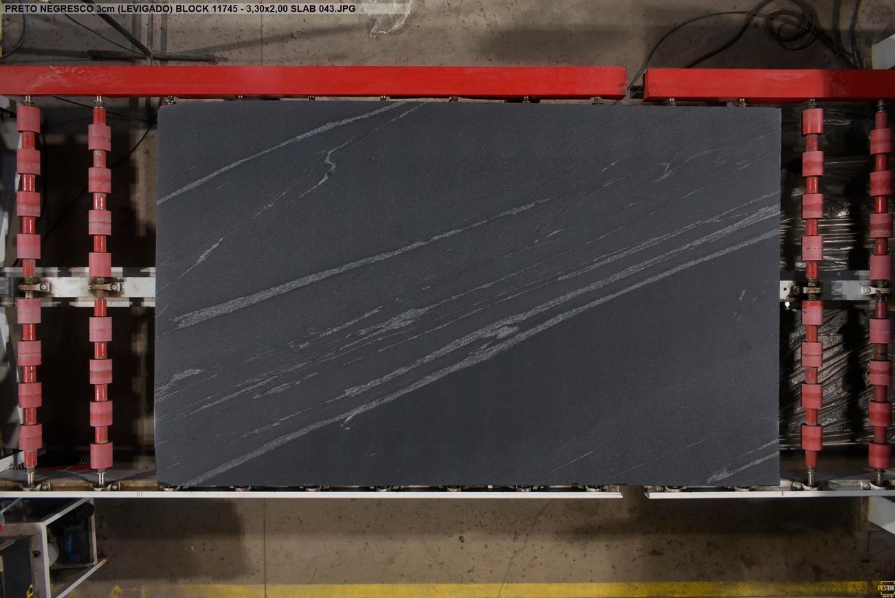 Black Mist Dual (Leathered+Honed) 3cm – Granite - Granite Stone Slab