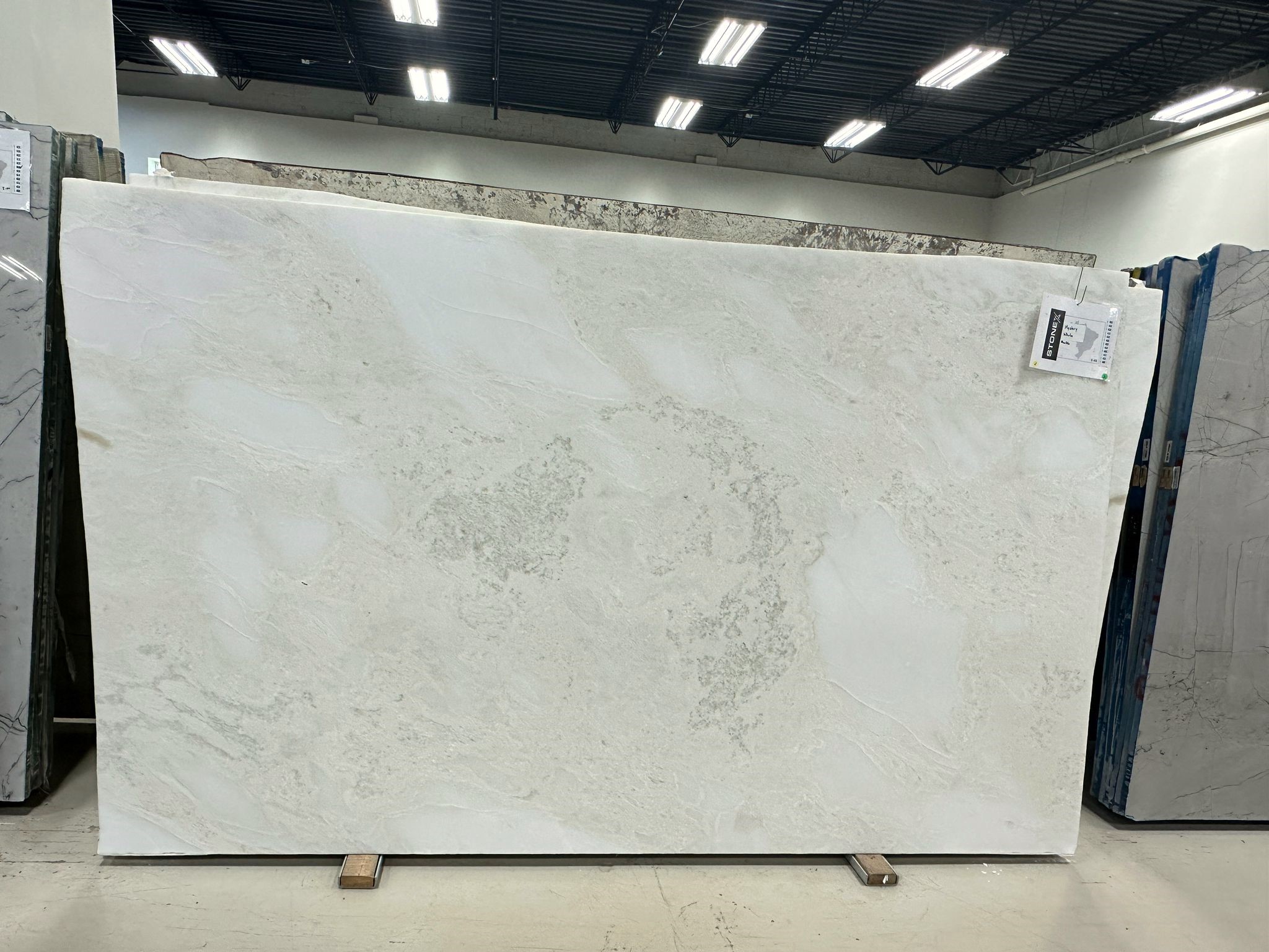 Mystery White Honed 3cm – Marble - Marble Stone Slab