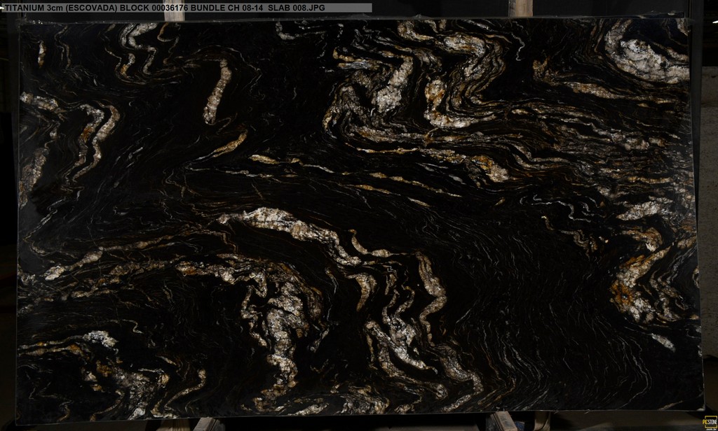 Titanium Gold Leathered 3cm – Granite Granite Slab from Chicago Countertop - Quartz & Granite Countertops