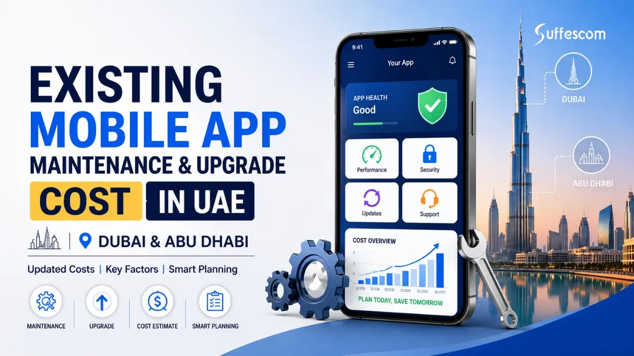 Existing Mobile App Maintenance & Upgrade Cost in UAE (Dubai & Abu Dhabi 2026 Guide)