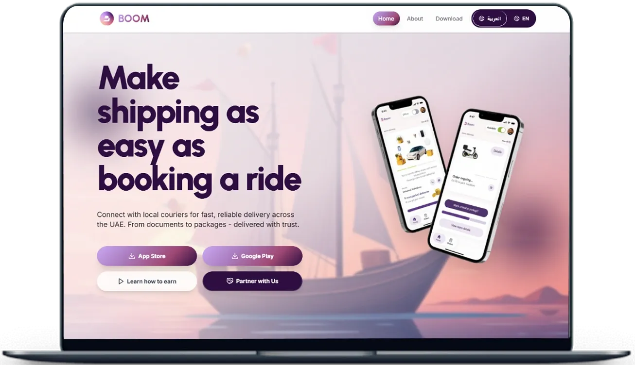 Boom UAE - Courier Delivery Marketplace