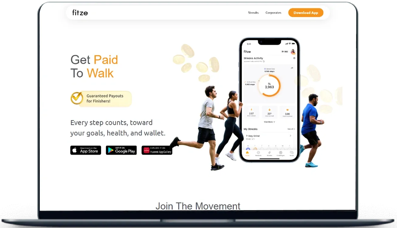 Fitze - Fitness Rewards App