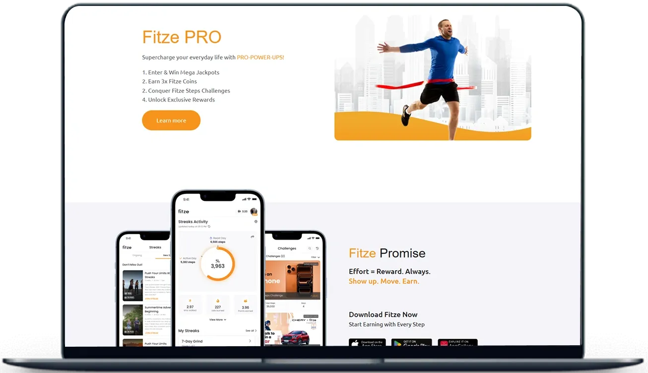 Fitze - Fitness Rewards App