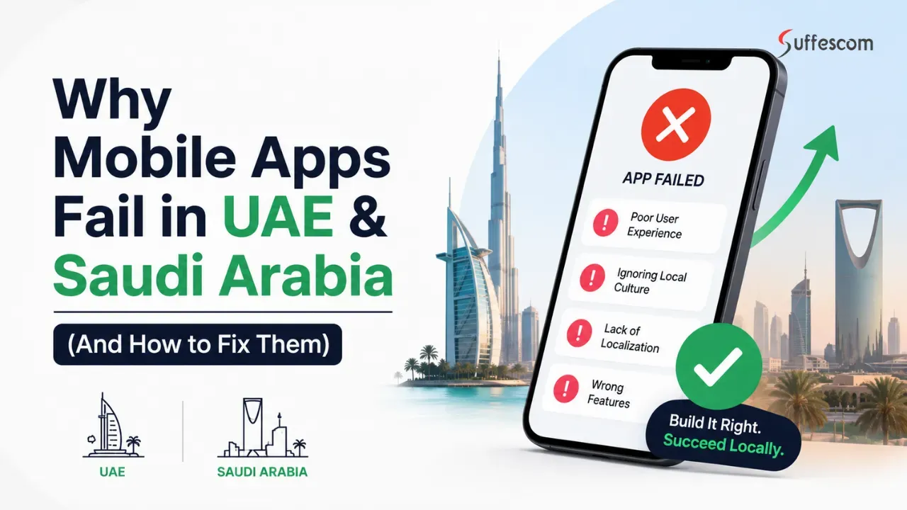 Why Mobile Apps Fail in UAE & Saudi Arabia: 15 Critical Mistakes That Cost Businesses Users, Revenue & Market Share