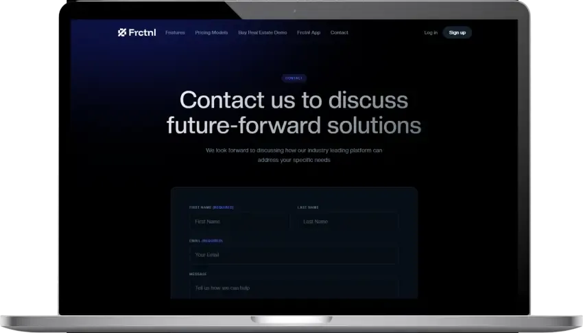 Frctnl - Real Estate Tokenization Platform