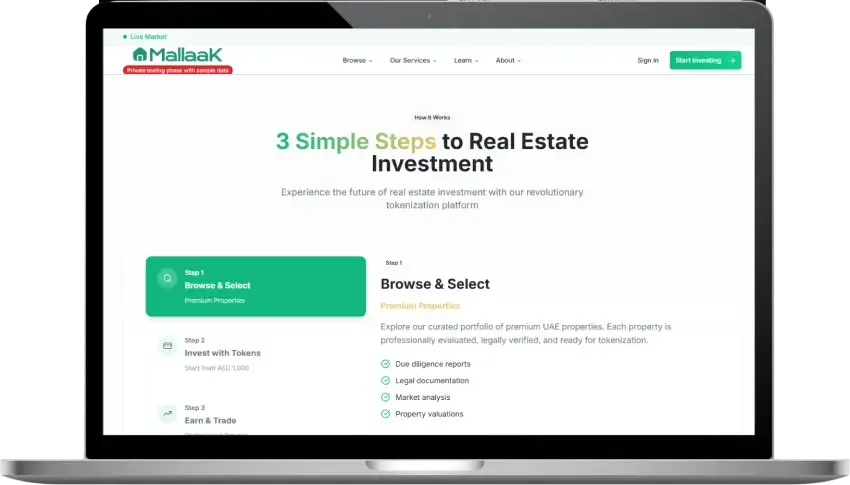 Mallaak - Blockchain Based Real Estate Tokenization Platform