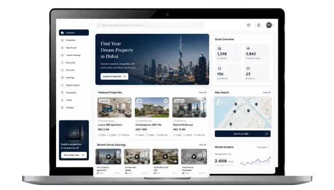 Real Estate Platform Development for a Dubai-Based Luxury Property Developer