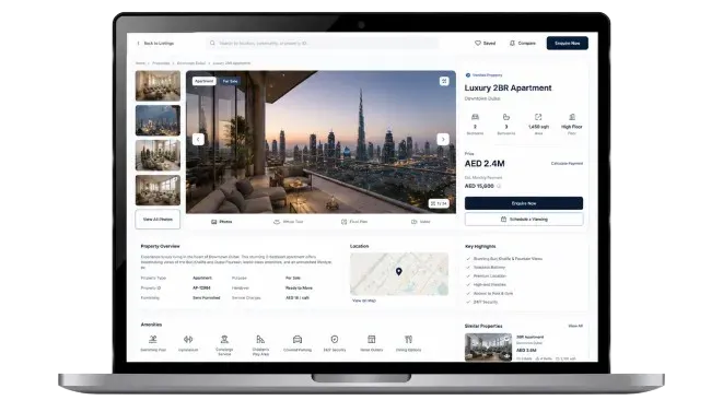 Real Estate Platform Development for a Dubai-Based Luxury Property Developer