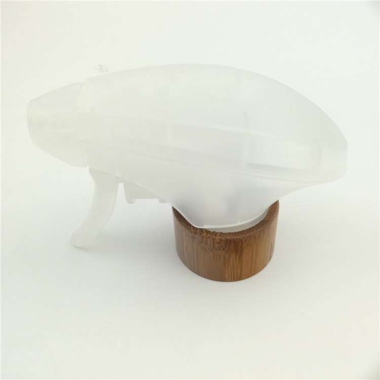 28/410 bamboo closure plastic trigger sprayer for kitchen