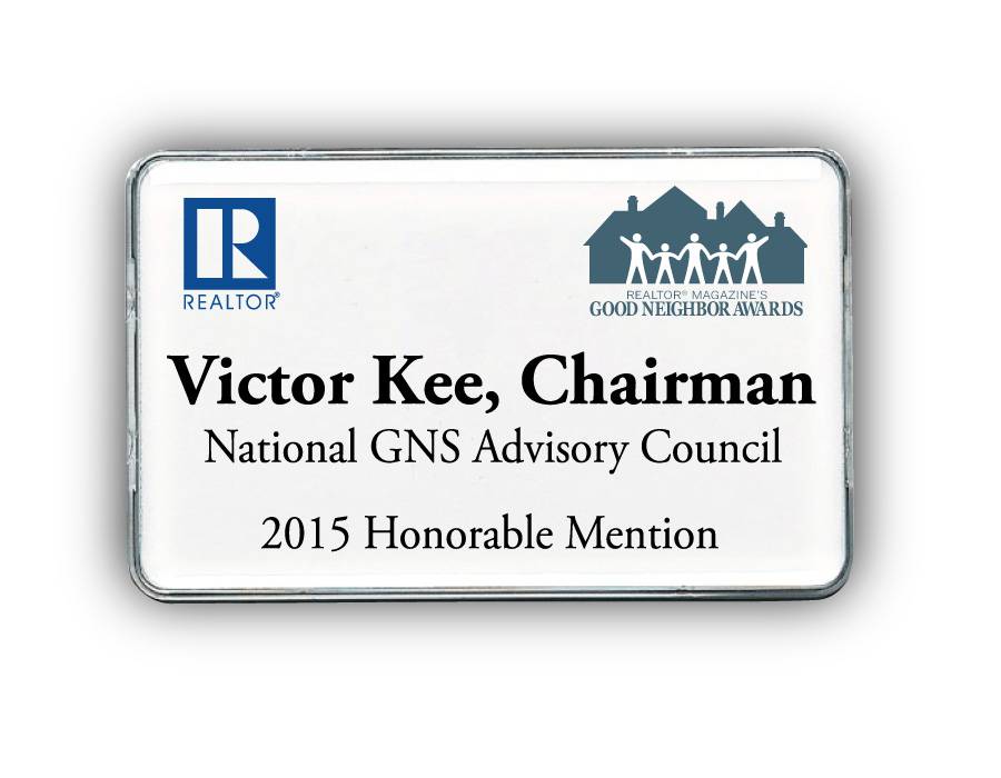 REALTOR® Good Neighbor Awards Name Badge (RTS6006)