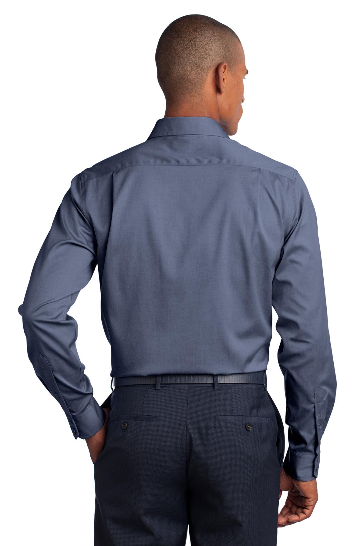 Men S Slim Fit Non Iron Pinpoint Oxford