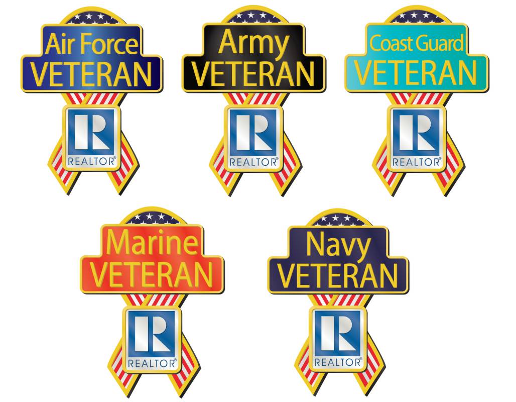 Download REALTOR® Military Veteran Pins (RTS3012)