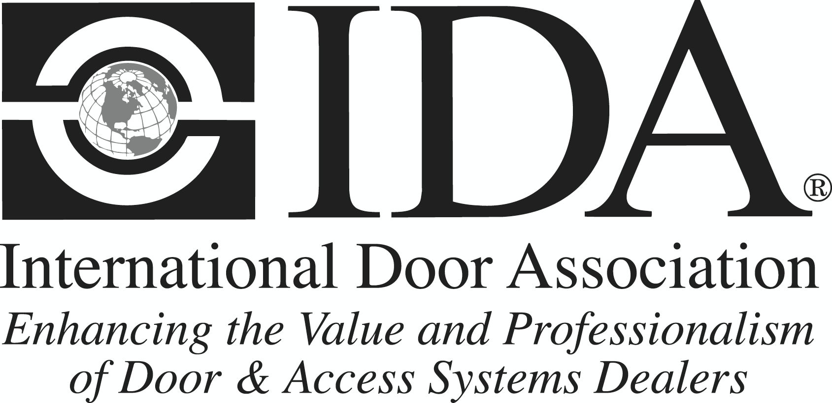 IDA logo bw