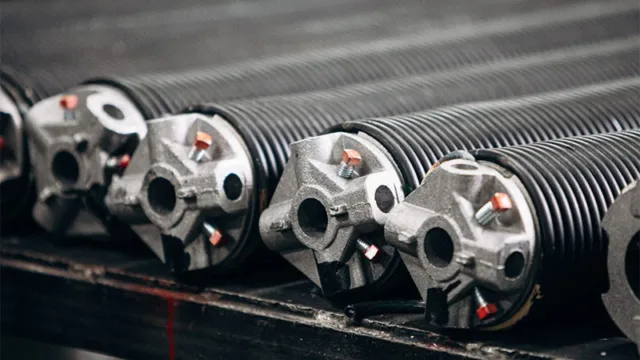 Garage door spring repair