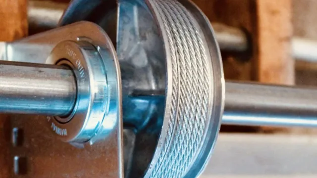 Garage door cable repair