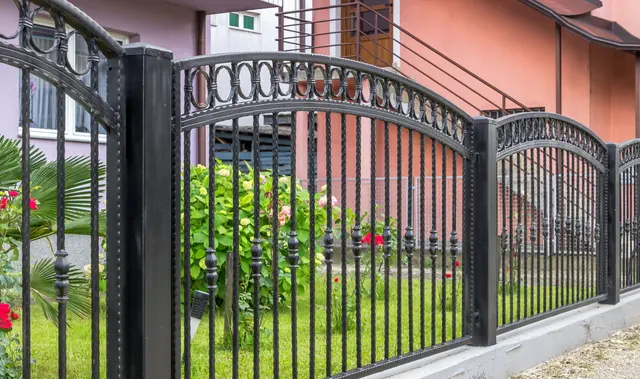 Iron fence