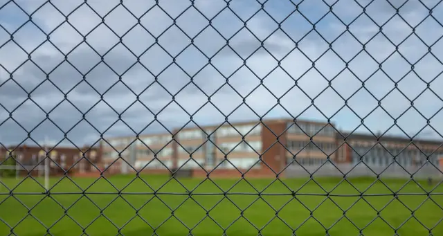 Chain link fence