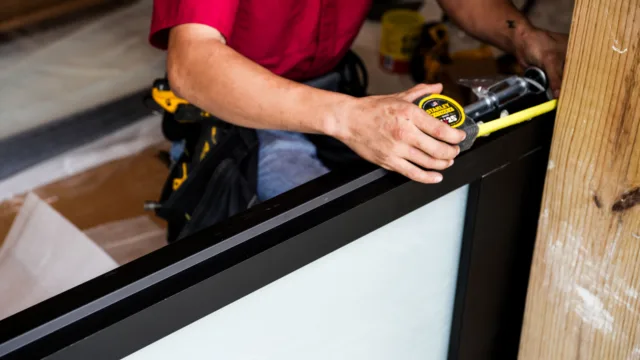 Commercial overhead door installation