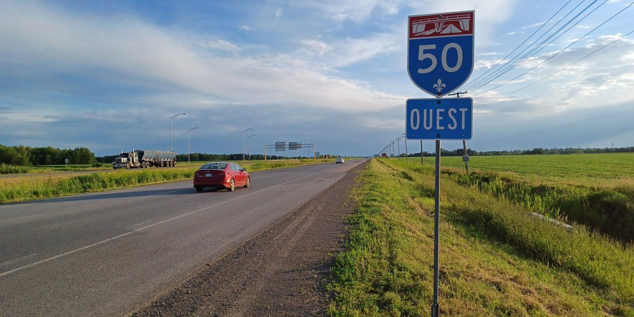 Autoroute 50 a Zone Zéro highway
