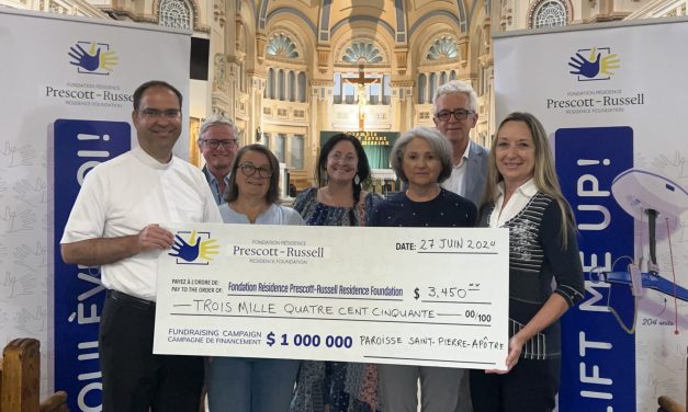 More donations for patient lifts at Prescott and Russell Residence