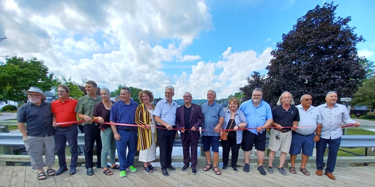 Rebuilt section of Grenville Canal inaugurated