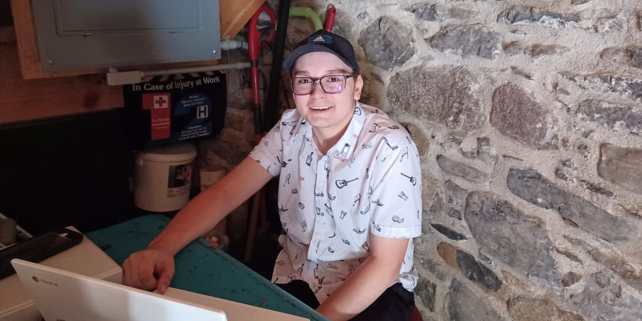 Interpreter enjoys telling Higginson Tower story